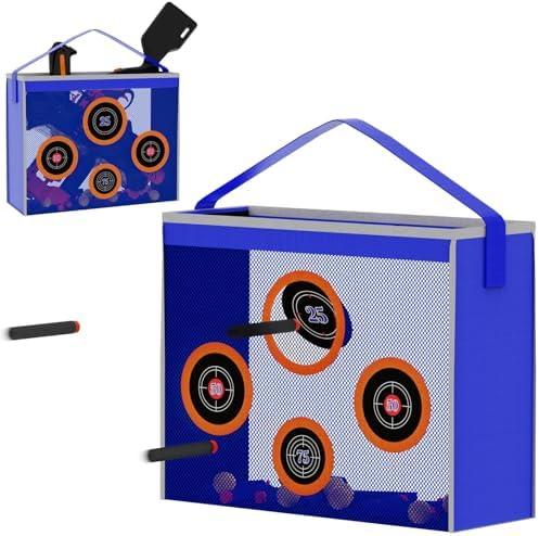 Foam Blasters Portable Practice Target Bag Storage Carry Target Pouch for Nerf Guns N-Strike Elite/Mega/Rival Series