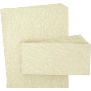 Best Paper Greetings 96 Pack Parchment Stationery Set (48 Textured Paper w/Matching Envelopes) for Writing Letters, Resumes, Business Use (Printer Friendly 8.5 x 11 In) - Writing Paper with Envelopes
