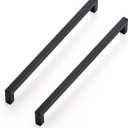 Ravinte 20 Pack 11-5/16 Inch Square Cabinet Handles Matte Black Pulls Drawer Hardware Kitchen Handles