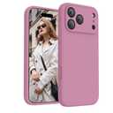 iPhone 17 Pro Case, Compatible with MagSafe, [Integrated Silicone Camera Control Button] [Camera Protection] Anti-Scratch Microfiber Lining Phone Case, 6.3", Lilac Purple