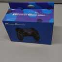 Upgraded Wireless Controller for Ps4 Gamepad Compatible with Ps4/Pro/Slim/Windows PC,Joystick for PS4 with Touchpad/Stereo Headphone Jack/Six-axis Motion Control/Charging Cable (Black)