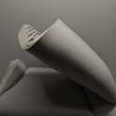 Outdoor Extra Large Dog Crate Bed, XXL Waterproof Dog Bed for Giant Breeds Dogs, 47x29 Inch Orthopedic Egg Crate Foam Pet Mat with Removable Cooling Cover, White Blue