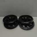 4 Sets Replacement Wheelchair Wheels for Walkers 7.5 Inch Wheelchair Front Wheels Anti Slip Walker Rubber Replacement for Stroller Casters Rollers Accessories