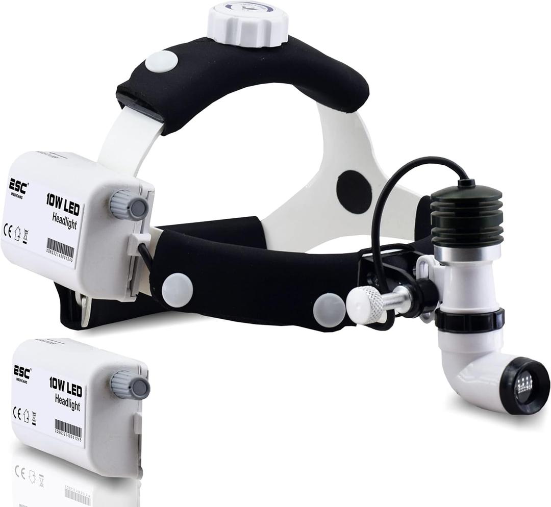 Surgical Headlight Dental Headlamp LED Light Source for Ent Endoscopy 10W