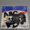 Carson Dellosa 219-Piece Black Cutout Letters, 4" Upper and Lowercase Alphabet, Numbers, Punctuation, and Symbols for Bulletin Board, Posterboard, Party, and Classroom Decor