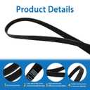 WPW10388414 W10388414 8183269 W10116915 8182633 Washer Drive Belt Compatible with Whirlpool Washer 8181670 W10116915
