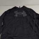 Under Armour Men's Big Logo Armourfleece Hoodie (Medium, (001) Black / Black / Pitch Gray)