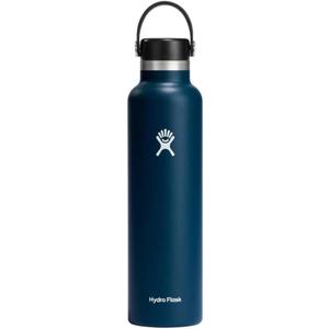 Hydro Flask Stainless Steel Standard Mouth Water Bottle with Flex Cap and Double-Wall Vacuum Insulation (Indigo Blue)