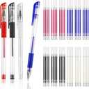 COIDEA 8 Pcs Heat Erasable Pens for Fabric with 64 Refills, Fabric Marking Pens for Sewing, Quilting, Embroidery, Dressmaking, Tailors Sewing Chalk Pencils