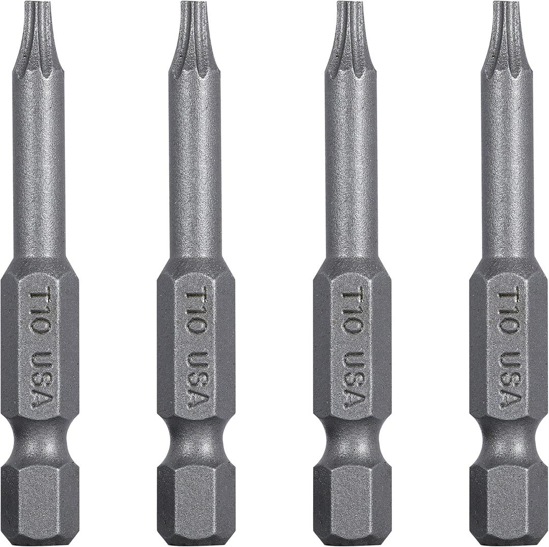 Mayhew Tools 19324-10 USA Torx Power Bit, T10 x 2", 10-Pack