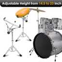 Snare Drum Stand With Drum Sticks Holder, DrumPad Stand Adjustable Height 14.5 to 23 Inches, Accessory ArmKit Tripod Snare Drum Stand Suitable For 14 to 10 Inch Lightweight Drum Practice Pad Stand, Suitable For DrumBeginners