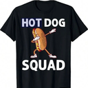 Cool Hotdog Outfit For Men Women Adult Hotdog Hot Dog Lover T-Shirt XS