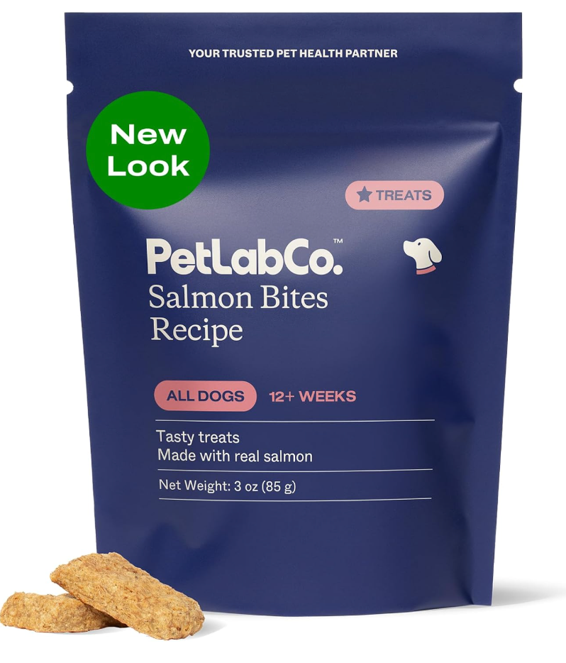 PetLab Co. Salmon Bites Dog Treats, Freeze-Dried, 3 Ounce