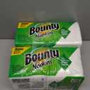 Bounty Paper Napkins, White or Printed, 200 Count, Pack of 2