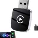 2026 Wireless CarPlay Adapter & Android Auto Wireless Adapter 2-in-1, Apple Car Play Dongle for iPhone & Android, Convert Wired to Wireless, 5.8GHz WiFi No Delay, Plug & Play USB-A/C for OEM Cars