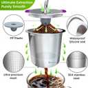 2 x 2 Pack Reusable K Cups for Keurig, Stainless Steel Coffee Pod, K Cup Reusable Coffee Pods With Cleaning Brush, Save Pods for Keurig Machine