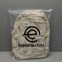 School Backpack for Girls & Women, Bookbag for Middle School & College, Large Travel Daypack for Laptop (White)