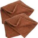 2pcs Decorative Corduroy Pillowcase Solid Color Square Cushion Covers for Home Decor for Living Room and Bedroom Elegance