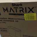 Shark AV2310AE Matrix Self-Emptying Robot Vacuum with No Spots Missed on Carpets and Hard Floors, Precision Home Mapping, Perfect for Pet Hair, Bagless, 45-Day Capacity Base, Wi-Fi Black/Brass