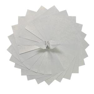 100 Origami Paper Sheets Paper Pack White Paper Flower Pattern, Embossing, Pearl Coating for Folding Paper, Origami Cranes,Scrapbook (6x6 White)