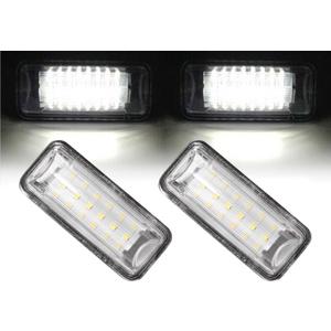 2 Pcs Error Free Xenon White LED License Plate Light Compatible with 2008-2020 Impreza WRX STi BRZ Crosstrek Forester Legacy FRS GT-86 FT-86 License Tag Lights 84912FG110