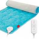 Comfytemp Weighted Heating Pad for Back & Period, Valentine's Day Gifts, Birthday Gifts for Her Him Mom, Dad, 17'' x 30'' Extra Large Heat Pad, 3.7lb Electric Heated Pad, 2H Auto-Off, Machine Washable