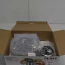 BUMET 16 cup glass bowl 850W Electric Food Processor, LED timer. 3-Tiered 6 Cutting Edges blade for mincing, chopping, Ideal as meat grinder, fresh vegetables chopper, pet food process in kitchen.