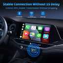 Wireless CarPlay Adapter for iPhone 2026 Upgrade - Plug & Play Convert Wired to Wireless Compatible with Cars 2016+, iOS 10+ (USB A/USB-C)