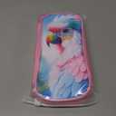 Pencil Case for Girls,Multi-Slot Large Capacity Pencil Pouch with Soft Zipper, Durable Pen Box Parrot