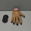 Wednesday Thing Hand Toy  RC Crawling Hand with Lights, Music & Moving Fingers, Life Size Remote Control Halloween Animatronic Decorations (Nude)