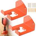 2 Pack Trimmer Rack Suit Trimmer Rack Garden Power Tool Hanger Garage Storage for Stihl Kombi, Grass/Hedge Trimmer, Adjustable, Wall Mount, Garage Tool Storage and Organization