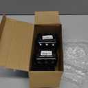 Kanayu 5 Pcs Black Insulated Multi Cable Connector, 3 Ports Electric Wire Connectors and Soldering Lugs, Single Side Entry Cable Splicers, with Oxide Inhibitor (3/0-6 AWG Range,2.57" x 1.73")