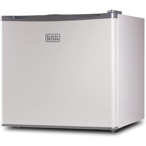 BLACK+DECKER 1.2 Cu. Ft. Compact Upright Freezer, Mini Deep Freeze with Full-Width Wire Shelf