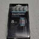 AquaSonic Standard Replacement Brush Heads | ADA Accepted | for Normal & Sensitive Teeth | Compatible with Many AquaSonic Toothbrush Handles (8 Pack Black)