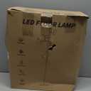 SIBRILLE 36W LED Tree Floor Lamp, Modern Dimmable Standing Lamp with Remote & Touch Control, 4 Color Temperatures, 3 Rotatable LED Light Floor Lamps for Living Room, Bedroom, Office