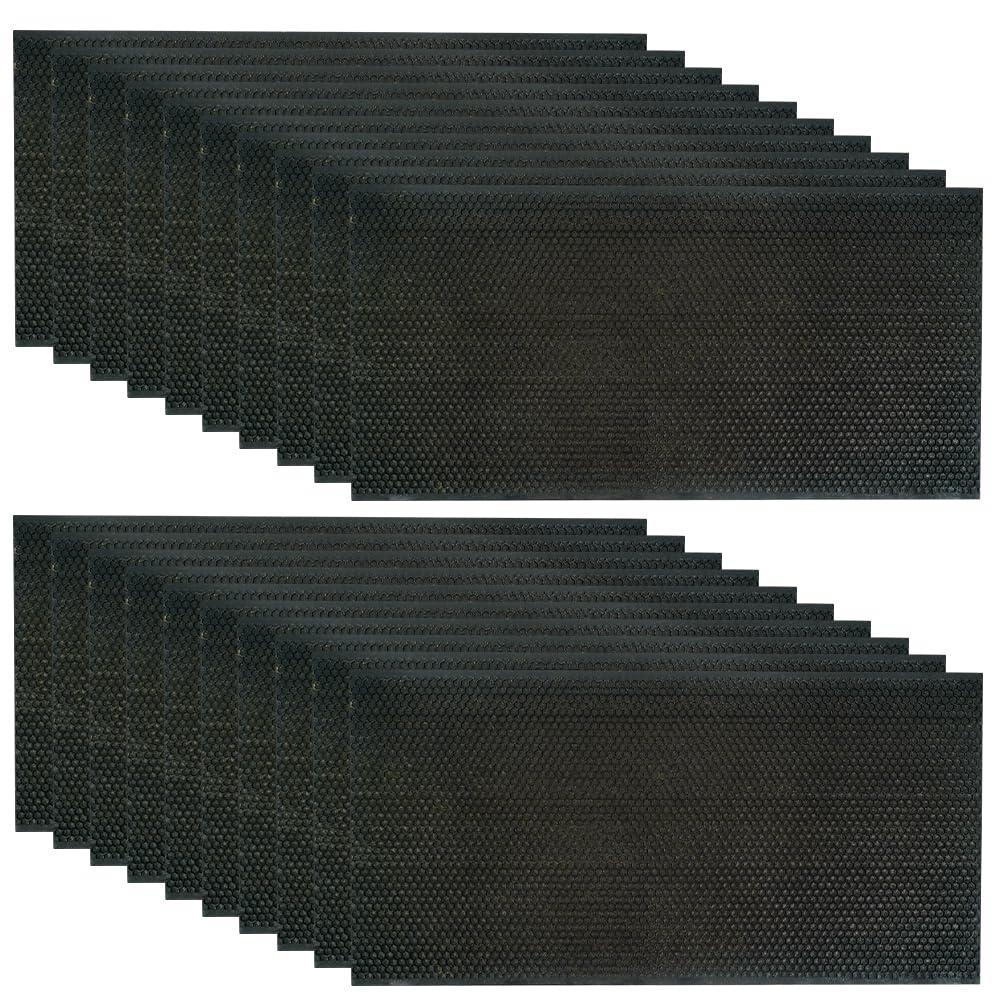 20Pcs Beehive Foundation Sheet Beehive Beeswax Coated Foundation Sheet Bee Hive Wax Foundation 9" Deep Foundation Sheet for Beehive Deep Frame