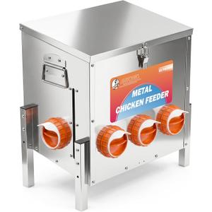 55LBS Chicken Feeder No Waste Automatic Feeder for Chicken Bantam Pheasant