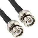 2 x uxcell RG58 Coaxial Cable with BNC Male to BNC Male Connectors 50 Ohm 3 Ft 2pcs