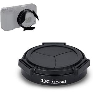 JJC Auto Open and Close Lens Cap Cover for Ricoh GR III GR III HDF GR3 GR3 HDF Digital Camera, Dustproof and Anti-Scratch Lens Protector No Need to Remove