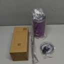 WETOWETO 20oz Tumbler with 2 lids and 2 straws, Stainless Steel Vacuum Insulated Water Coffee Tumbler Cup, Double Wall Powder Coated Spill-Proof Travel Mug Thermal Cup (Purple, 1 Pack)