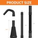 Sealegend Universal Leaf Blower Gutter Attachment, Gutter Cleaning Tools from Ground with Suppotive Structure and Telescopic Hose All-Round Cleaning, 11 Feet