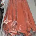PHI VILLA 13ft Outdoor Market Umbrella Double-Sided Twin Large Patio Umbrella with Crank, Orange Red