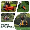 Lawn Mower Deck Belt M155525 07241600 for John Deere X300 LX176 Ariens Gravely Lawn Tractor with 38" Deck Replacement Part Accessories, 1/2 Inch x 142 3/4 Inch