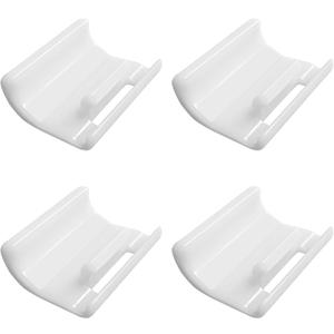 Qty 4 The Pool Cleaner 896584000-099 Front Skirt A, Compatible with Hayward Poolvergnuegen 2X 2-Wheel 4X 4-Wheel and Pressure Side Automatic Cleaners, White