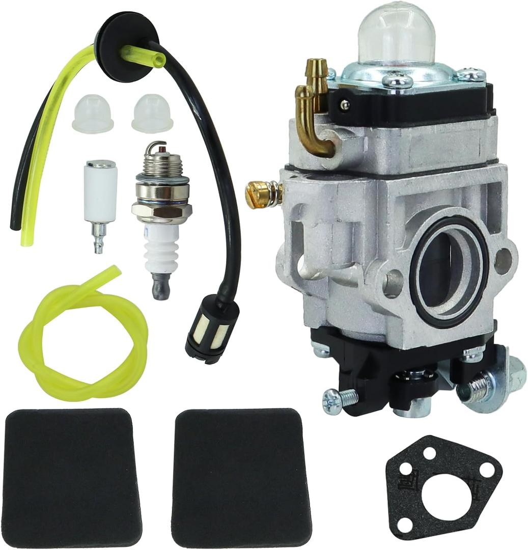 Auger 56257 57341 Carburetor for Predator Harbor Freight 52cc String Trimmer Engine with Air filter Kit