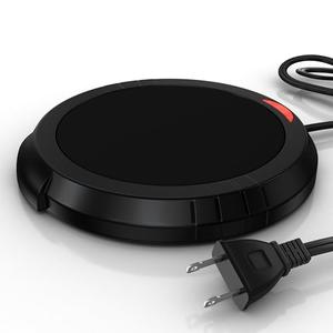 Candle Warmer Plate Safely Releases Scents Without a Flame- Used as Candle Jar Warmer, Candle Melter, Coffee Warmer, Mug Warmer, Cup Warmer in Your Home & Office (Black)