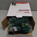 BrizLabs Clear Christmas Lights Outdoor 300 Count 69.6ft Incandescent Christmas Lights Connectable Warm White Light String UL Certified Xmas Mini Light Green Wire for Indoor Tree Holiday Party Decor