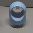 Quiet & Safe Indoor Fruit Fly Trap, Fan-Powered Insect Catcher for Kitchen - Kills Gnats, Mosquitoes, Moths, Flies with Light & Sticky Glue, Child and Pet Friendly