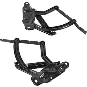 Hood Hinges Left and Right Side Compatible with Chevrolet Impala/Corvette/II Nova/Biscayne 1963-1964 Fit for Pontiac GTO/Lemans/Tempest 1964-1967 Replace 3825827 3825828 Steel