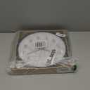 Nicunom 12-Inch Wall Clock with Temperature and Humidity, Battery Operated Indoor Clock, Silent Non Ticking/Battery Operated, Decorative Clock for Home Living Room Kitchen Office